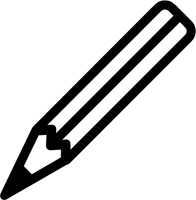 Illustration dessinée d'un crayon