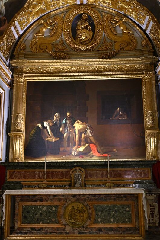 La Décollation de Saint-Jean-Baptiste de Caravage Malte La Valette | Jupette et Salopette La Décollation de Saint-Jean-Baptiste de Caravage Malte La Valette | Jupette et Salopette