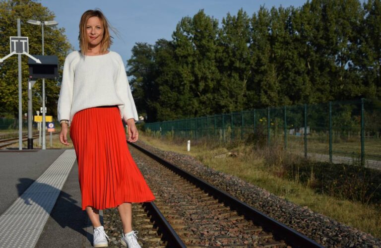 Une rentrée stylée en jupe longue | Jupette & Salopette